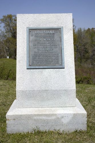 27th Louisiana Infantry Monument