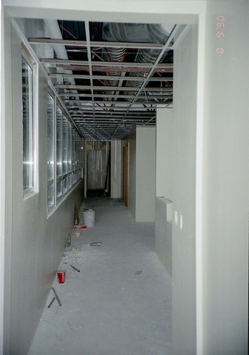 Park Headquarters Renovation: southwest hallway, upper level.