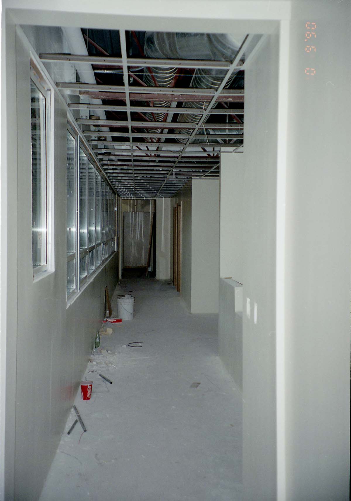 Park Headquarters Renovation: southwest hallway, upper level.