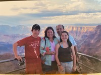 Grand Canyon National Park with my brother, Mom, and Dad. Circa 2006