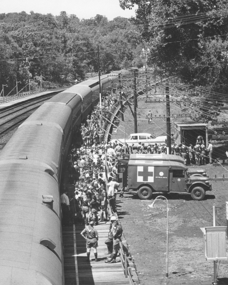 Train and Ambulance