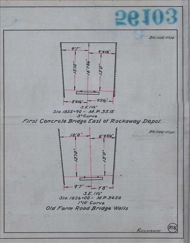 56103.LB--clearance sketches--Structures less than 8 feet from center line of track or less than 22 feet above top of rail [Group 11]