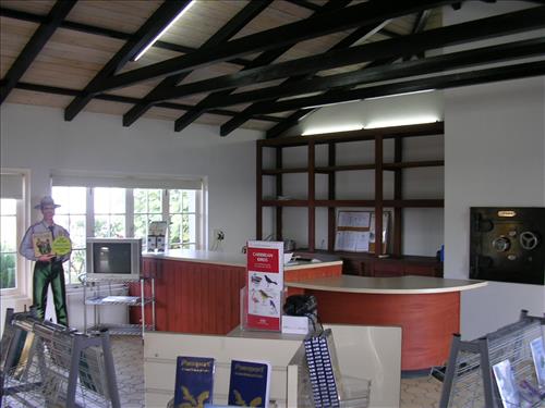 Visitor contact station (Kumpitch house) interior photographs at Salt River Bay National Historical Park and Ecological Preserve in February 2007