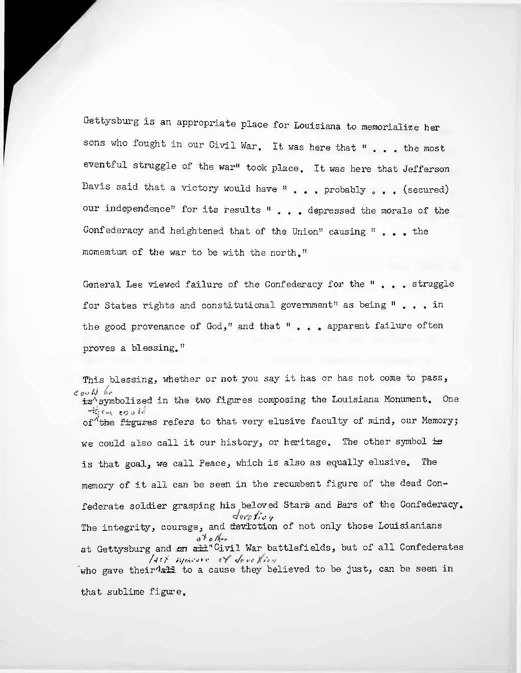 White paper with typed black text