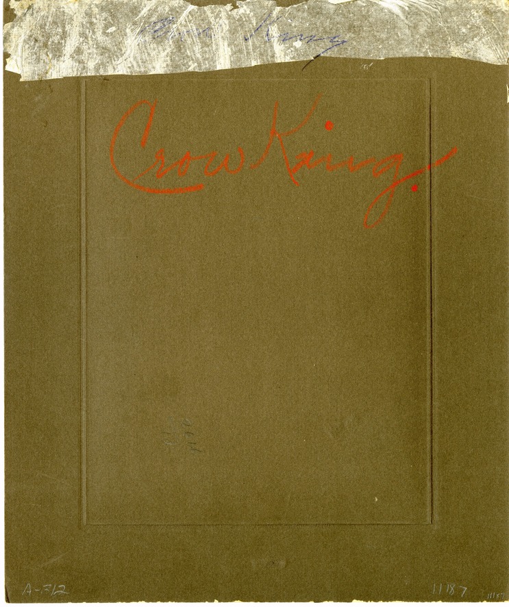 Crow King in an Army Jacket and Bone Breast Plate