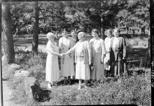 Business & Professional Women's Club. Mrs. Curry on far left.