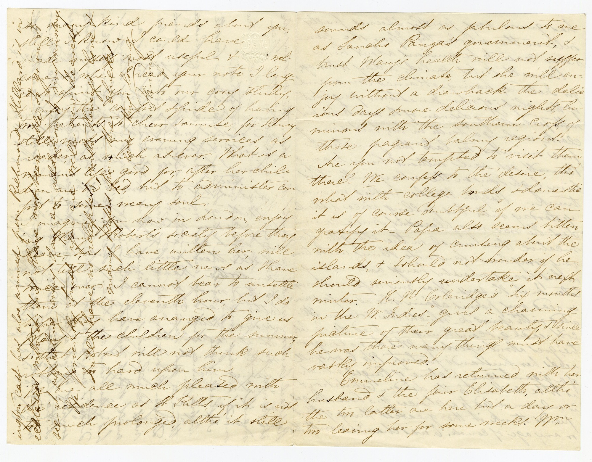 Manuscript letter