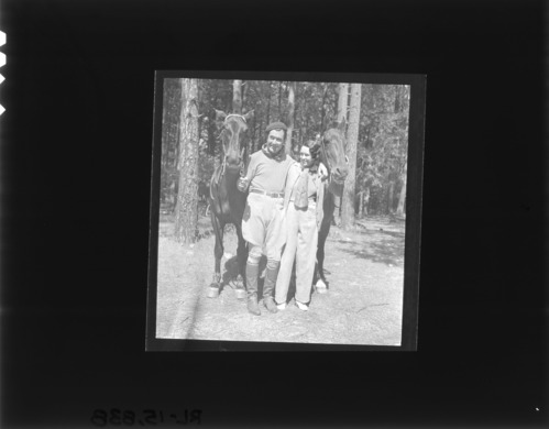 Mr. & Mrs. John Mack Brown of Beverly Hills while staying at the Ahwahnee.