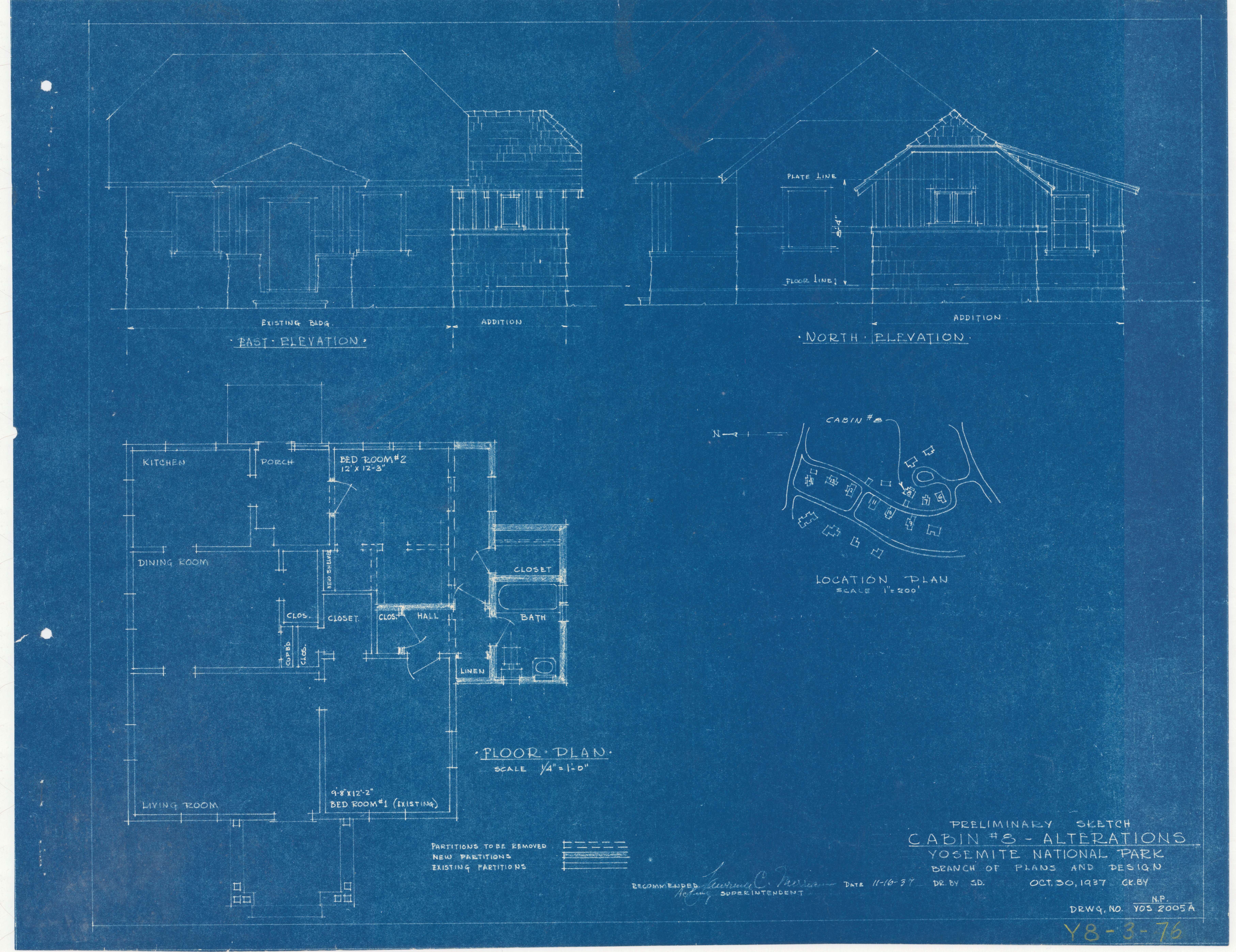 Preliminary Sketch: Cabin 8 - Alterations