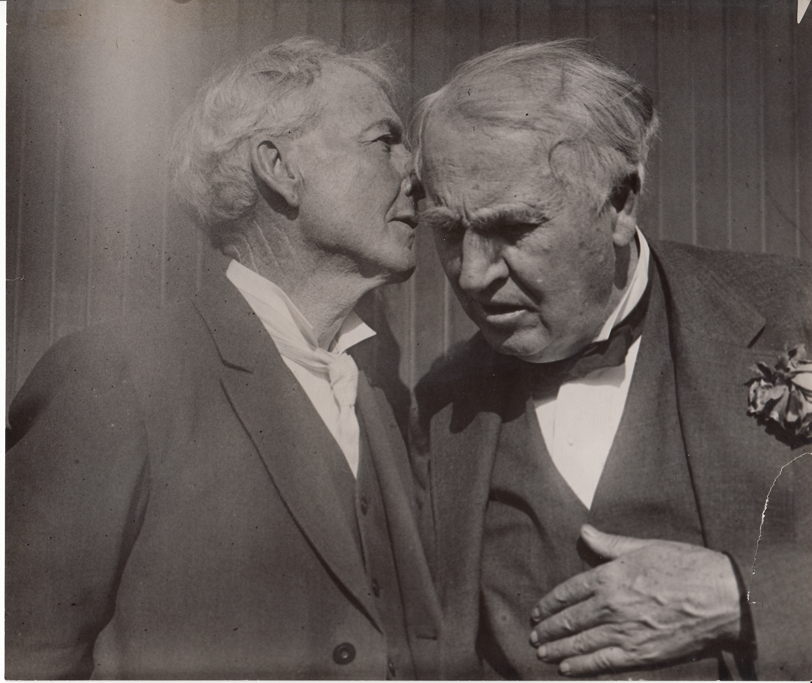 Thomas Edison and Luther Burbank on California trip.