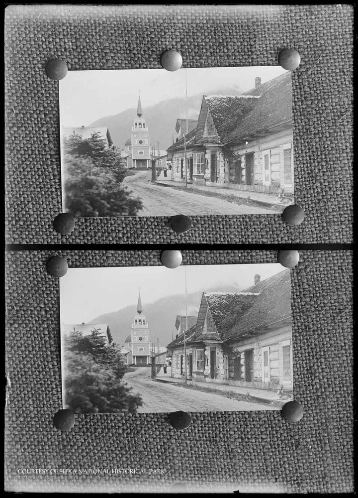Former Russian Trading Post; Merrill's shop in left side of the building.