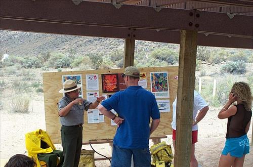 Fire education at Petrified National Park