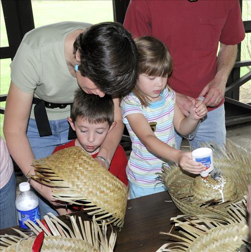 Junior Ranger, Jr. program at Cuyahoga Valley National Park, crafts