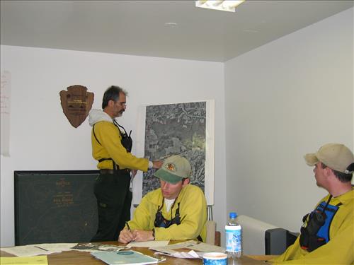 Prescribed burning at Pea Ridge National Battlefield