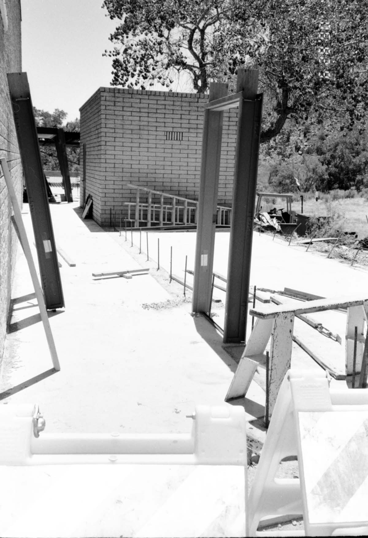 Construction of headquarters addition.