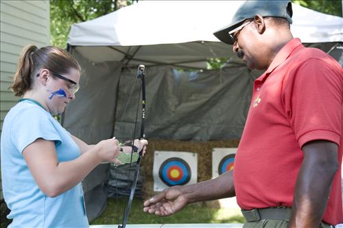 Get Up, Get Out, Go! archery