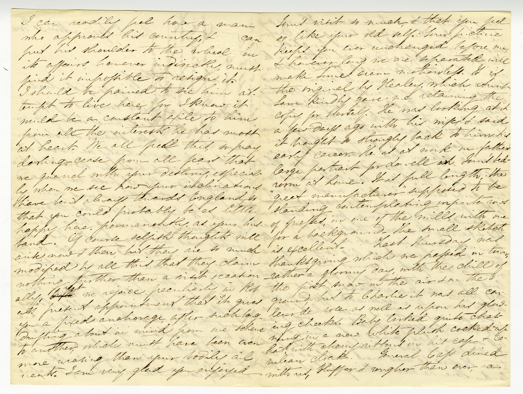Manuscript letter