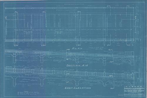 20455.BL-Chenango Forks, NY [0.09 miles north]--Elimination of Gulf Bridge grade crossing County Highway no. 274 [1930]