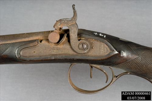 American Double-Barreled Shotgun from the Adams National Historical Park Collection