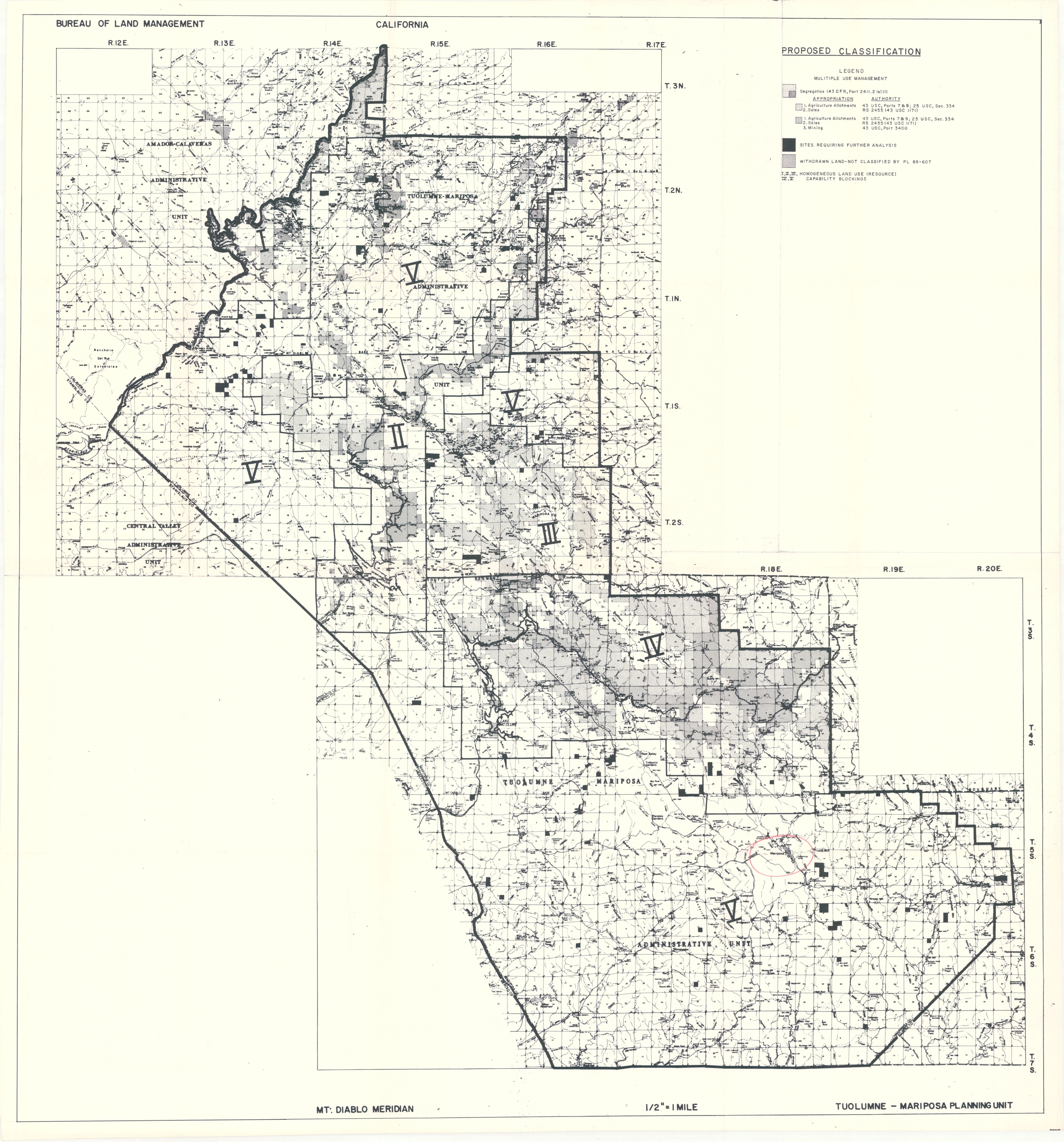Tuolumne - Mariposa Planning Unit