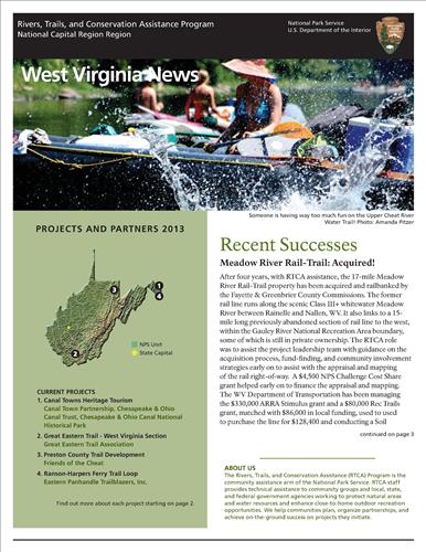 RTCA 2013 West Virginia News