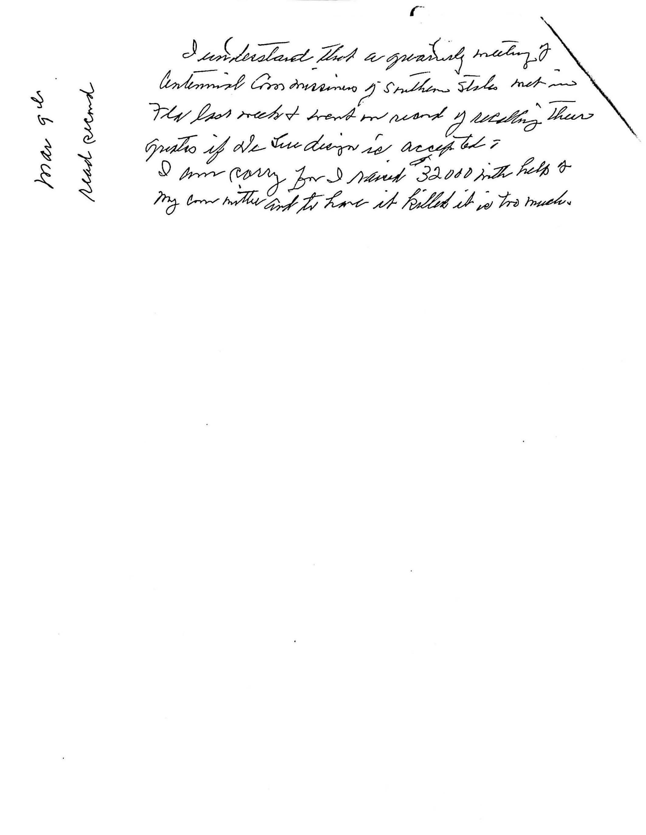 White paper with handwritten black text