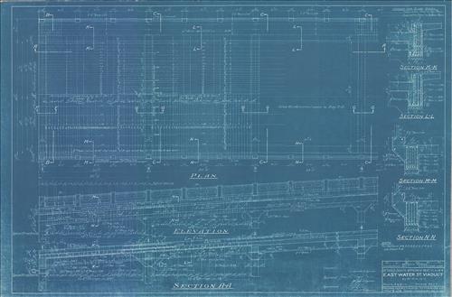 20439.BL-(GROUP 1) Elmira, NY--East Water Street Viaduct [1928]