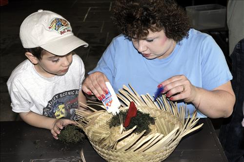 Junior Ranger, Jr. program at Cuyahoga Valley National Park, crafts