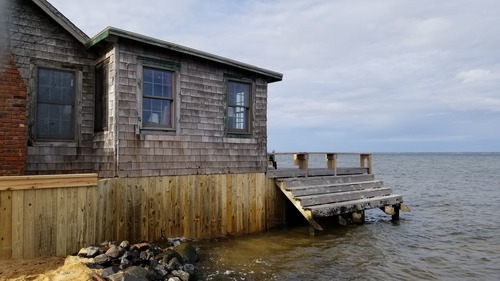Erosion at Bay House