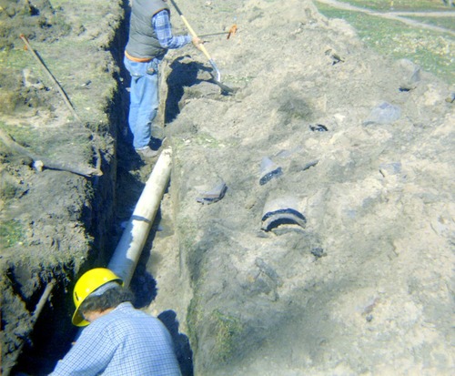 The utilities project at Zion Lodge.