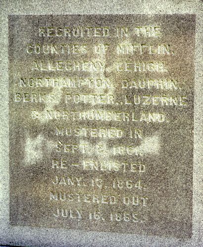 46th Pennsylvania Infantry Monument