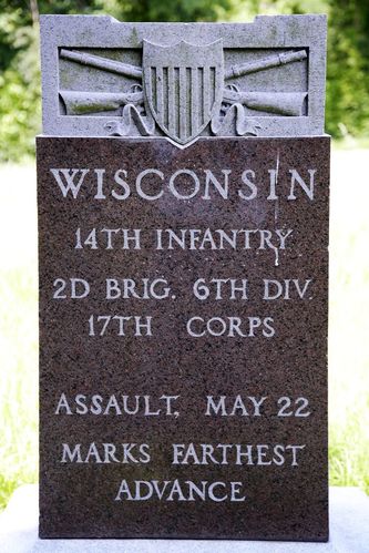 14th Wisconsin Infantry Position Marker