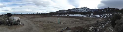 Lagoon Liner and Sewage Grinder Station