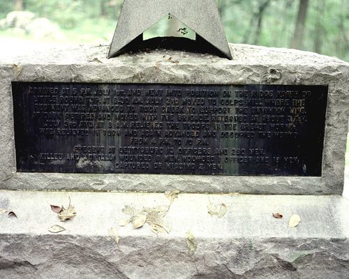 28th Pennsylvania Infantry Monument