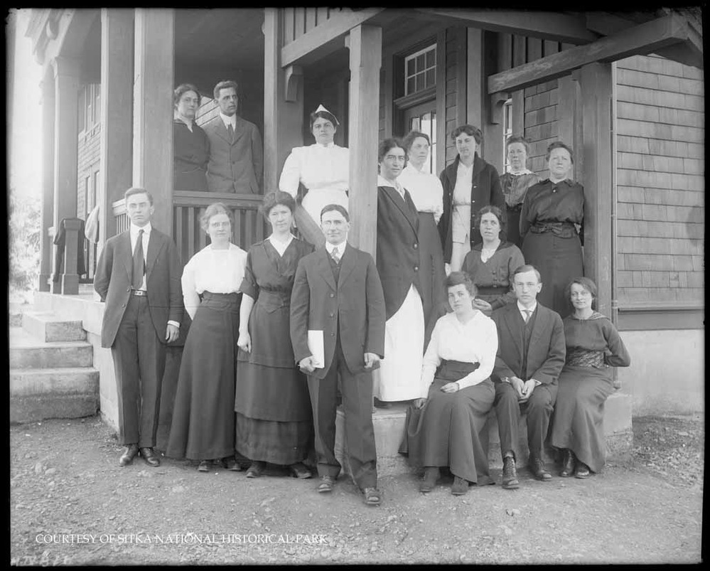 Two spruce root berry baskets. 