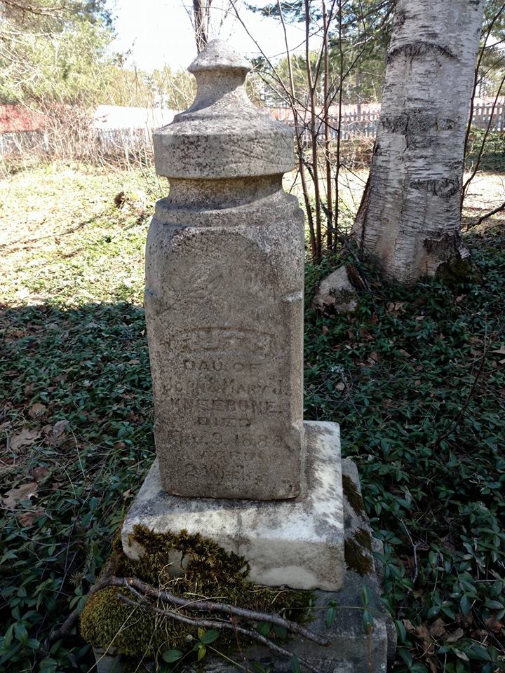 A gravestone