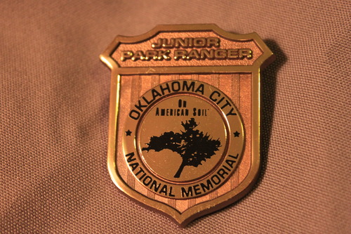A junior ranger badge.