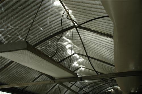 Major snow storm damage to greenhouse #4 at Kenilworth Aquatic Gardens - February 2010