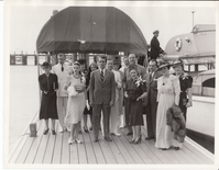 Edison family and guests at 