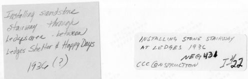 CCC in  Cuyahoga Valley National Park- Stonework