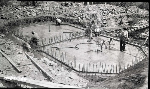 Oak Creek water system and water storage reservoir.