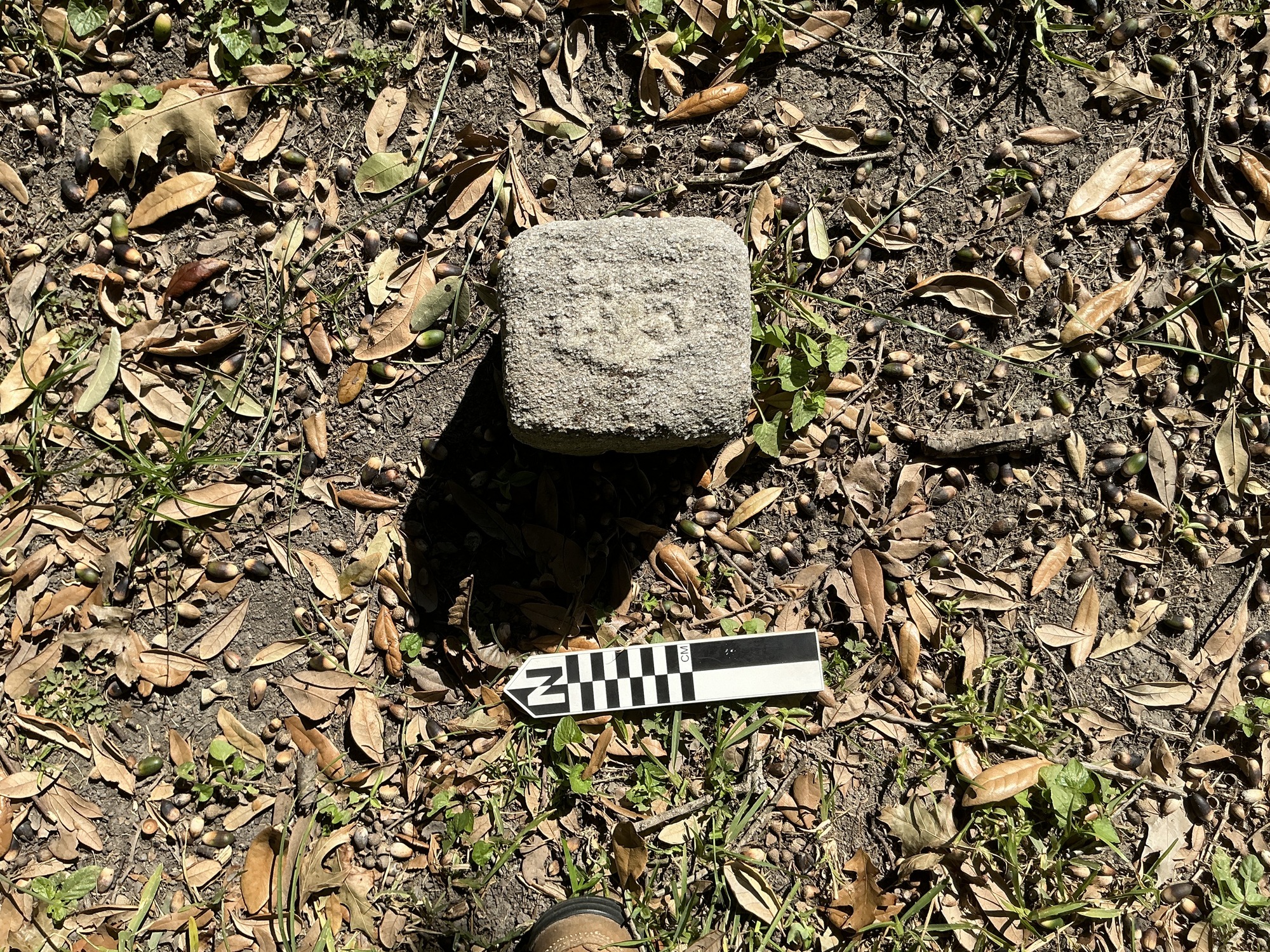 Extra image of flat marble marker