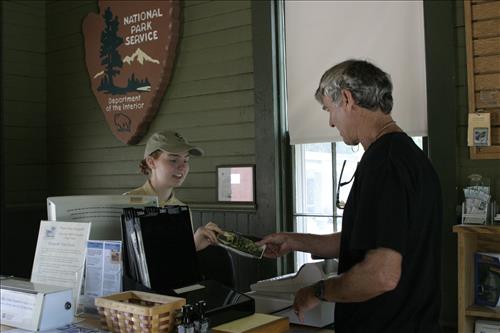 SCA With Visitors Inside Peninsula Depot