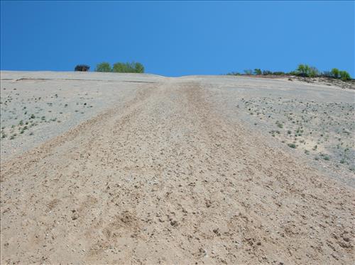 SLBE Pierce Stocking Scenic Drive - #9 Lake Michigan Overlook Platform from the Beach