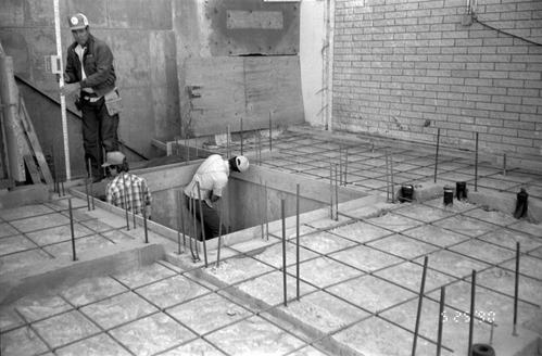 Construction of headquarters addition.