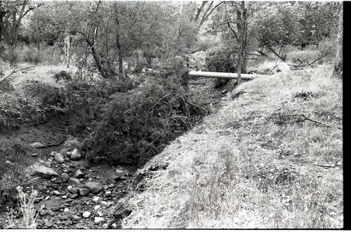 BW Photos of the damage from the Oak Creek flash flood of 1989.