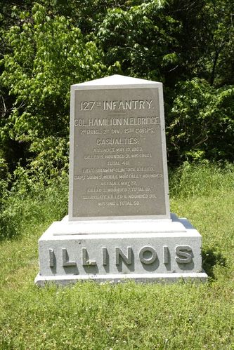 127th Illinois Infantry Regiment Monument