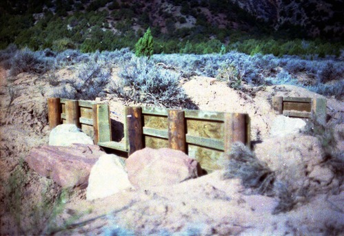 Color photo of drainage features at Kolob Canyons.