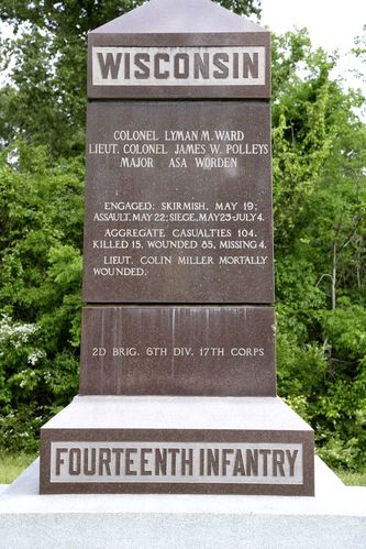 14th Wisconsin Infantry Monument