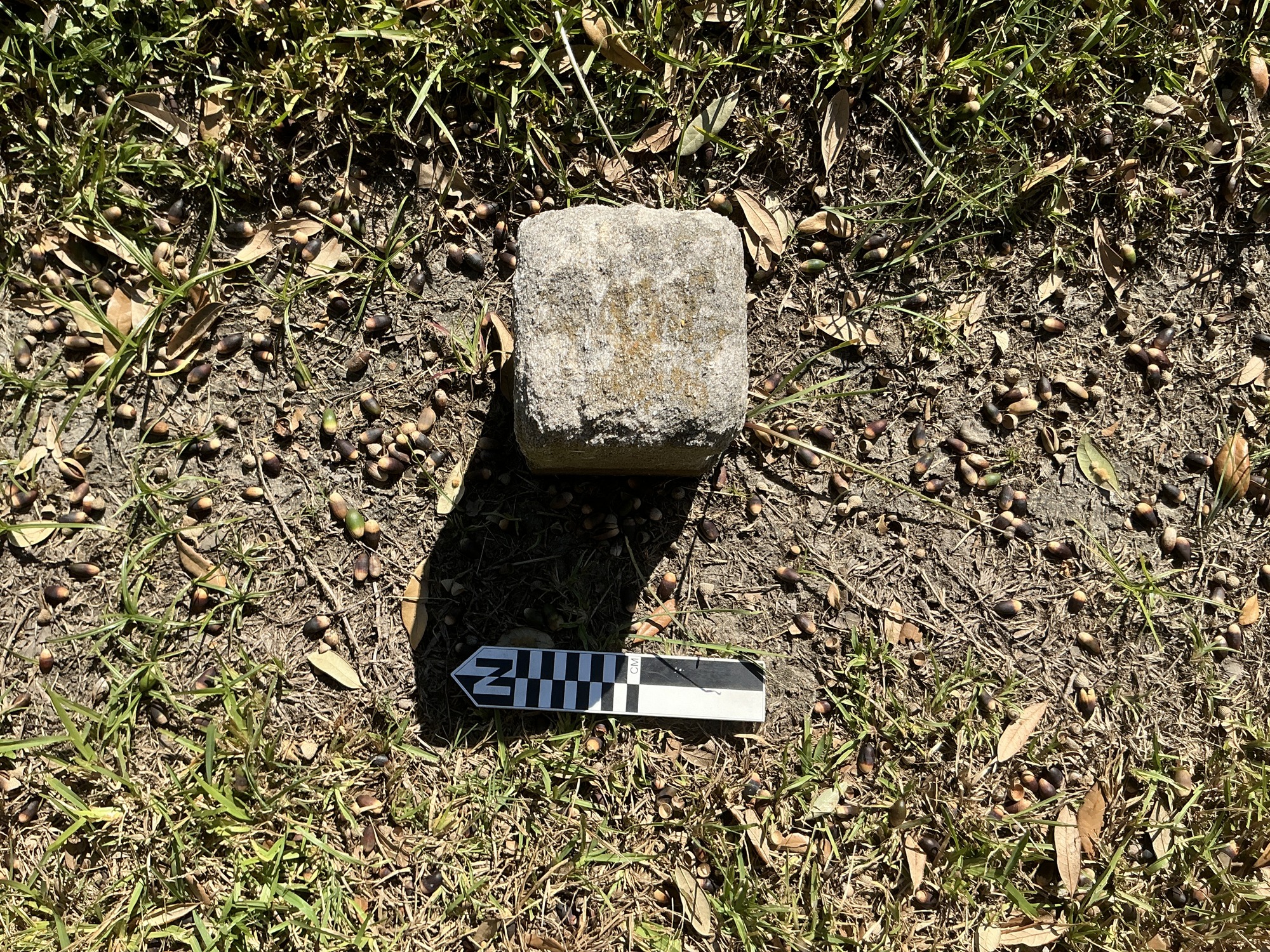 Extra image of flat marble marker